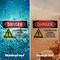 Signmission Electrocution Hazard Crane Danger Sign, Vinyl Decal, 10in W x 7in L, 2PK OS-2PACK-DS-D-710-L-1764 - alternate 4